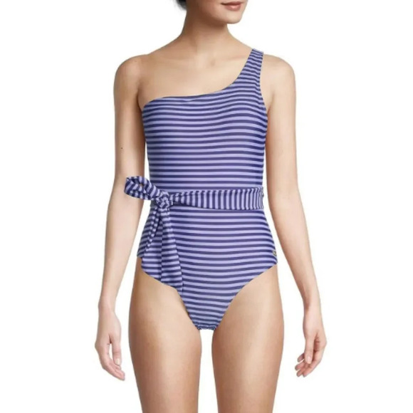 JONES NEW YORK Women ​One-Shoulder One-Piece Swimsuit Size XL - Picture 1 of 14